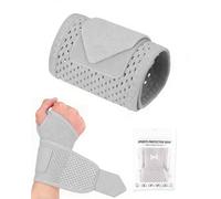 CULEB Muñequera Tunel Carpiano,Muñequeras Tendinitis Ajustable Transpirable,Ferula Tunel Carpiano para Tendinitis,Dolor Articulaciones,Esguinces,Palm Support,Mano Izquierda y Derecha(Gris)