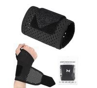 CULEB Muñequera Tunel Carpiano,Muñequeras Tendinitis Ajustable Transpirable,Ferula Tunel Carpiano para Tendinitis,Dolor Articulaciones,Esguinces,Palm Support,Mano Izquierda y Derecha(Negro)