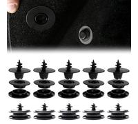 CULEO Alfombrillas Delanteras para Coche,10 Alfombrillas universales para Coche con Hebillas de fijación Antideslizantes