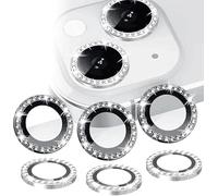 CULEO Protectores para objetivos de teléfonos móviles,6 piezas de películas protectoras de lentes de cámara para iPhone 14/14 Plus, brillantes y no afectan la fotografía nocturna