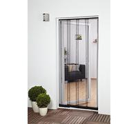 Culex 100400105-VH - Cortina de láminas (poliéster, 4 piezas, 100 x 220 cm), color gris