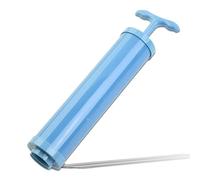 CulinaBlend Bolsa al vacío de plástico, bomba de aire manual, bolsa de compresión manual, extractor de aire comprimido, azul, ahorro de espacio, tubo de succión portátil