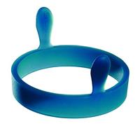 Culinare C20200 Molde Anillo Huevo, Azul, Silicona, Mantiene Los Euevos Redondos Mientras el Cocina en la Sartén, Resistente al Calor