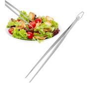 Culinary Pincers - Lifter for Meals | Plating Snatcher & Extended Roasting Forceps, Slender Steel Prep Nipper for Barbeque, Snack, Pasta y Seafood