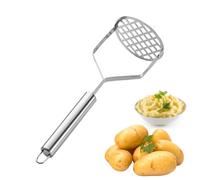 Culinary - Potato Masher for Reduction | Stainless Steel Frame with Compression Logic, High Fidelity Mashing Hub & Perforation Nodes for Beans, Vegetables and Fruits