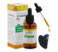 Culinavog Aceite de Vitamina E, Vitamina E líquida pura, Ingrediente activo cosmético, Reducción de Cicatrices y Estrías Antioxidante y Antiedad para la cara, el cabello, Uñas y cuerpos