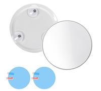 Culinavog Espejo de Aumento 3X, Lupa con 3 Ventosa, Espejos de Maquillaje Redondo sin Luz, Espejo Compacto y portátil de Maquillaje con Aumento Ventosa para Baño Afeitado, Uso de Lentes de Contacto