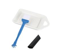 Culinavog Rallador de Ajo, 1 Pieza Rallador de Jengibre de Cerámica, Fácil de Limpiar y Almacenar, Ralladores de Cerámica, Porcelana Ralladores de Jengibre para Zanahorias, Frutas, Chocolate