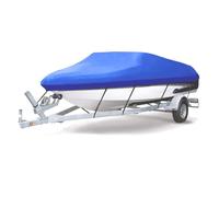 CulineformX Cubierta De Barco De 14-16 Pies Impermeable,PoliéSter Oxford 210D Resistente,ProteccióN para Todo Clima,Se Adapta A V-Hull,Runabouts De Tres Cascos,Bass Boats,Barcos De Pesca