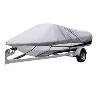 CulineformX Cubierta De Barco De 17-19 Pies Impermeable,PoliéSter Oxford 210D Resistente,ProteccióN para Todo Clima,Se Adapta A V-Hull,Runabouts De Tres Cascos,Bass Boats,Barcos De Pesca