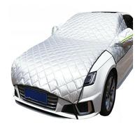 CulineformX Cubierta De Parabrisas De Helada De Coche para Invierno, Cubierta De Pantalla De Medio Coche Protector De Nieve De Hielo Anti Granizo con Ganchos Y Rayas Reflectantes