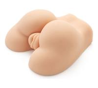 Culito de Silicona con Vibración Realista | Doble Canal 19,5x19,5x7 cm