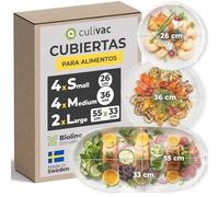 culivac Film Transparente Alimentario - Sin BPA, 4x26cm+4x36cm+2x55x33cm
