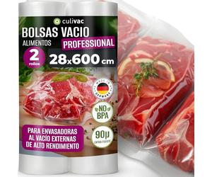 culivac Rollos Envasadora al Vacio - "Professional", 28x600cm, 2x