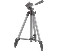 CULLMANN - 52100 - Trípode Alpha 1000 (altura de la extensión 106 cm, con cabeza de 3 vías, carga máxima 1 kg, tamano del paqeute 37cm, peso 480 g), plata