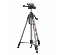 Cullmann 52118 - Trípode móvil Alpha 1800 con Soporte para Smartphone (Altura de extensión 140 cm, tamaño de Embalaje 56 cm, con Cabeza de 3 vías, Carga máxima 2 kg, Peso 900 g), Plata