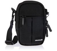 CULLMANN 90220 Malaga Compact 300 Bolsa cámaras compactas Negra Interiores | 70x110x40mm repelente agua gracias revestimiento poliéster 450D rip-stop PU