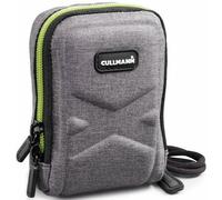 Cullmann 91571 - Bolsa para cámaras compactas Oslo Compact 200 (Dimensiones Interiores 70x100x30mm), Gris/limón