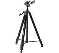 Cullmann Trípode Primax 390 - cabezal 3 vías, aluminio, 169 cm, carga 3,5 kg, negro