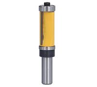 Culnflun 1/2in Shank Flush Trim Bit Double Bearings Straight Milling Cutter CNC Slotting Trimming Bits for Woodworking Engraving Machines and CNC Routers