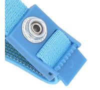 Culnflun 1 paquete de correa de muñeca antiestática, pulsera de conexión a tierra ESD ajustable, cable de tierra de 1,8 m, pulsera resistente a la estática para reparación de equip (Azul)