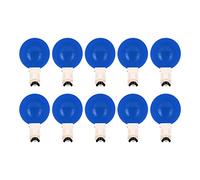 Culnflun 10 Vasos Grandes automáticos para bebederos para Pollos, alimentador de Vasos de Agua para Pollos, Accesorios en T con Orificio de 9 mm, Bebedero para Aves de Corral para (Big Blue Bowl)