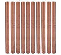 Culnflun 10pcs sellado de cera de cera conveniente sin humo sin humo palitos de sello caliente flexible para sobres manuscritos (Color de cobre)