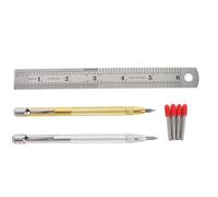 Culnflun 2 Pack Tungsten Carbide Scriber with Magnet, Tungsten Carbide Tip Scriber Magnet Tool Etching Engraving Pen with 4 Replacement Marking Tips for Glass Ceramic