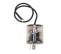 Culnflun 2Pin Electronic LED Turn Signal Flasher DC12V Universal Plug and Play Blinker for Car Motorcycle with Hyper Flash Solution Weather Protected
