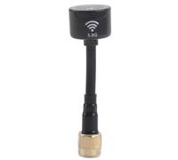 Culnflun 5.8ghz 3dbi RHCP Antenna Directional ABS Black Red SMA RP-SMA Connector for Router Network Card USB Adapter Security IP Camera Video Surveillance Monitor (RP-SMA Inner Hole)