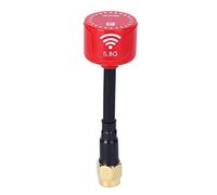 Culnflun 5.8ghz 3dbi RHCP Antenna Directional ABS Black Red SMA RP-SMA Connector for Router Network Card USB Adapter Security IP Camera Video Surveillance Monitor (RP-SMA Inner Hole)