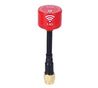 Culnflun 5.8ghz 3dbi RHCP Antenna Directional ABS Black Red SMA RP-SMA Connector for Router Network Card USB Adapter Security IP Camera Video Surveillance Monitor (SMA Internal Needle)