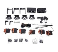 Culnflun 6DOF Robot Mechanical Arm, Programming Robotic Clamp Hand Claw with 6 Servo Motors 180 Degree Angle DOF Manipulator Industrial Robot Parts for College Teaching