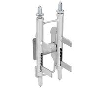 Culnflun 88760 Metal Cable Threading Aid, Flexible Pulley Anti Slip Serration Tool for Junction and Distribution Boxes, 45# Steel Electrician Wire Pulling Tool