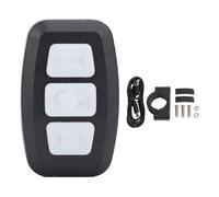 Culnflun Adaptador Bluetooth Remoto de Bluetooth Media para Motocicleta, Controlador de música inalámbrica IPX6 para Motocicleta, automóviles, Compatible con el teléfono Android (Blanco)