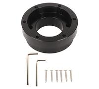 Culnflun Adaptador de volante para G25 G27 G29 G920 - Placa de cubo de liberación rápida de 70 mm, kit Racing Mod para volantes - Accesorios Sim Racing (Negra)