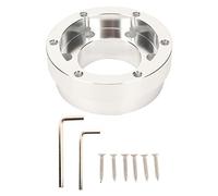 Culnflun Adaptador de volante para G25 G27 G29 G920 - Placa de cubo de liberación rápida de 70 mm, kit Racing Mod para volantes - Accesorios Sim Racing (Plata)