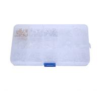 Culnflun Almohadillas Nasales Gafas 300PCS, Silicona con Tornillo, 15 Tamaños, Kit de Reparación para Gafas