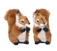 Culnflun Ardilla de simulación, Animal de Peluche, Juguete de Peluche Realista, Grande y Lindo, para decoración del hogar y Regalo para niños