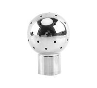 Culnflun Bola de bola de pulverización Bola de limpieza del tanque, Hilo G1/2 FIJA HEMBRA ROTARY 360 ° Spray sanitaria 1 a 6 metros Diámetro de limpieza para bebidas alimentarias f (Arreglar)