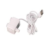 Culnflun Bomba de Fuente de Agua de Mascotas Ultra Silencio USB USB Flujo Ajustable Ajustable Cat Dog Water Reemplazo de la Bomba con Material ABS de Cable de 148,5 cm