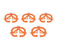 Culnflun Calf Weaning Nose Rings, 5 PCS 11.5x8.5cm Plastic Spiked Suckling Preventer Adjustable Reusable for Dairy Cattle Calves During Weaning Period