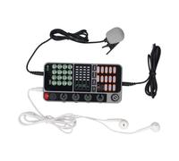 Culnflun Cambiador de Voz en Vivo Tarjeta de Sonido Portable Bluetooth Modulador de Voz de Voz con 16 Efectos de Sonido para la transmisión de podcasts de Canto grabación ABS
