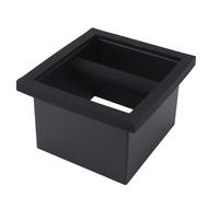 Culnflun Canal de Caja de Golpe con Fondo Abierto de Acero Inoxidable, Caja de Residuos de Golpe sin Fondo para Café Molido (Rectángulo) Se Adapta a Estaciones de Café, Cafetería,