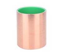 Culnflun Cinta de cobre conductiva adhesiva fuerte adhesiva de doble cara EMI Barrera de babosas de protección para electronics plantas de latón 5 tamaños (10 cm*3m)