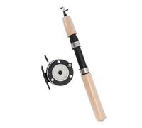 Culnflun Combos de caña de Pescar y Carrete, Combo portátil de Carrete de caña de Pescar en Hielo de 65 cm para Pescadores de Invierno
