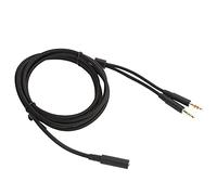 Culnflun Computer Headphone Cable, Replacement Audio Cable Twisted Pair OFC Copper Wire 3.5MM Plug for Cloud Stinger Cloud Mix Cloud Alpha Black Braid Wire 2m 6.6ft