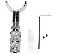 Culnflun Cuchillo giratorio de cuero, herramienta para tallar cuero con mango de latón para manualidades de grabado y tallado (Size: A 13mm)