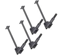 Culnflun CVD Drive Shaft, 4Pcs Steel CVD Drive Shaft Transmission Axle, for HSP 94123/94108/94102 1/10 RC Car (Black)