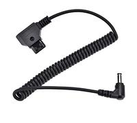 Culnflun d Tap B Escriba el ángulo Macho a la Derecha DC 5.5x2.5 mm Accesorio de Cable del Adaptador, conductividad de Potencia eficiente de la Carcasa Resistente al Desgaste para